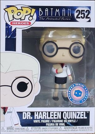 POP! Heroes figure 252 Dr. Harleen Quinzel Pop In A Box