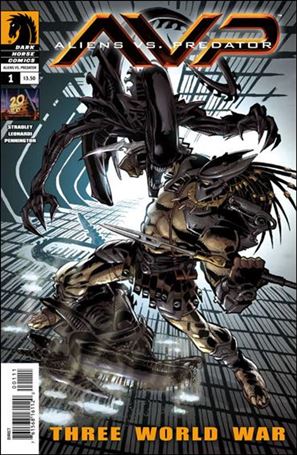Aliens vs Predator: Three World War issue 1-B Rick Leonardi 1:10 Cover