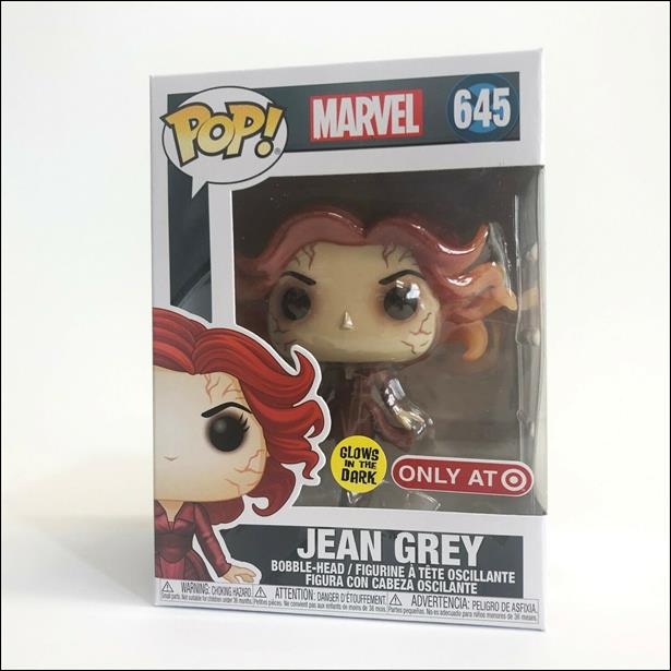 POP! Marvel figure 645-B Jean Grey (Glows-In-The-Dark)