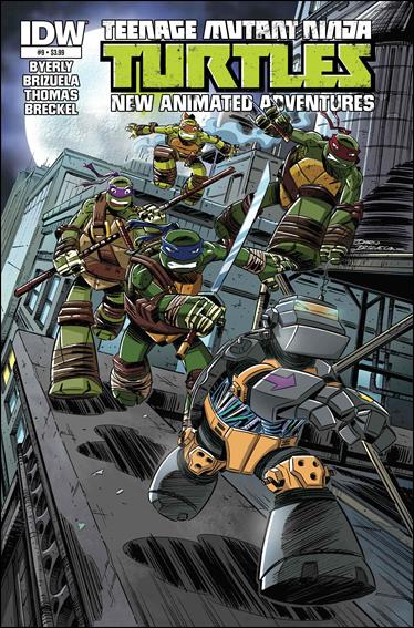 Teenage Mutant Ninja Turtles New Animated Adventures issue 9 Dario Brizuela Cover