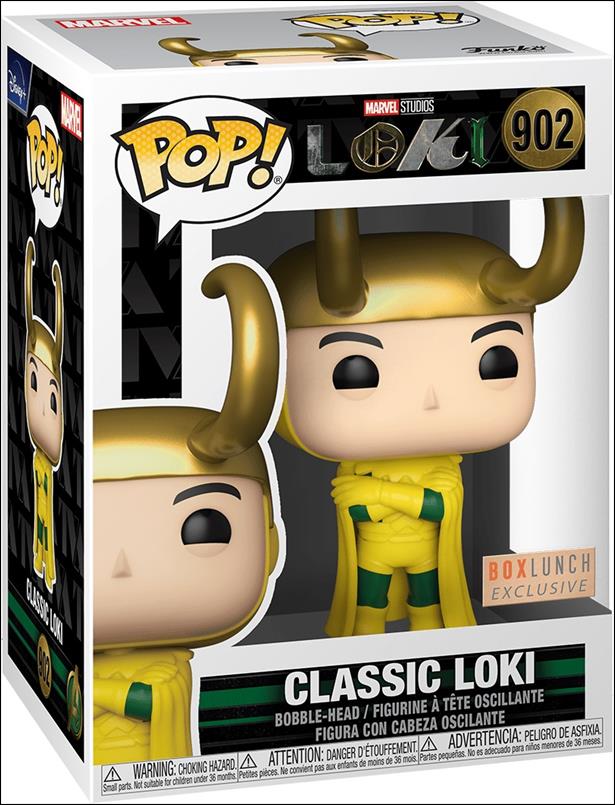 POP! Marvel figure 902 Classic Loki BoxLunch Exclusive