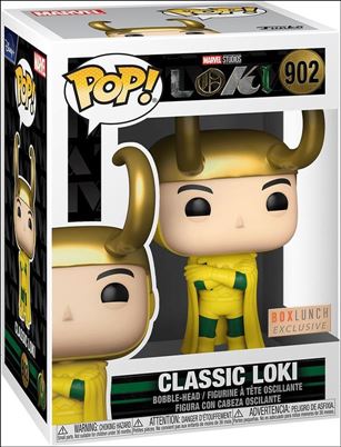 POP! Marvel figure 902 Classic Loki BoxLunch Exclusive