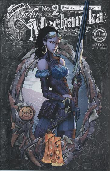 Lady Mechanika issue 2-J Joe Benitez Portrait Gray Cover (3rd printing)
