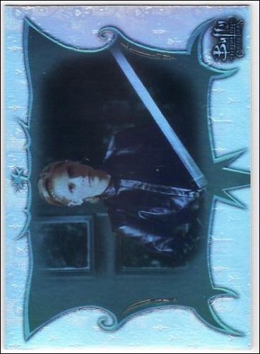 Buffy the Vampire Slayer: Connections (Parallel Foil Base Set) card BC-59 Anya + Buffy: Tentative Connection