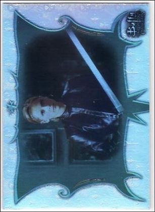 Buffy the Vampire Slayer: Connections (Parallel Foil Base Set) card BC-59 Anya + Buffy: Tentative Connection