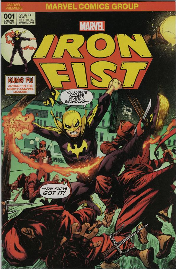 Iron Fist (2017) issue 1-J Ryan Stegman Hall of Comics Color W/Deadpool Cover