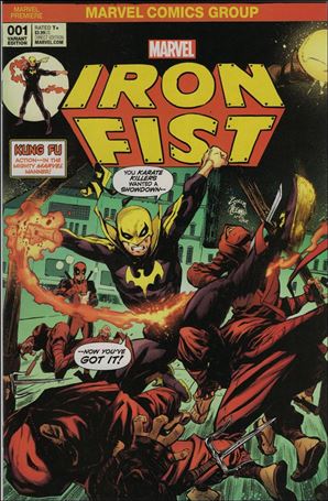 Iron Fist (2017) issue 1-J Ryan Stegman Hall of Comics Color W/Deadpool Cover