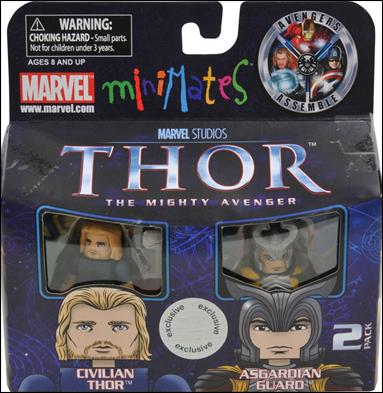 Marvel Minimates (Exclusives) figure 68 Civilian Thor and Asgardian Guard