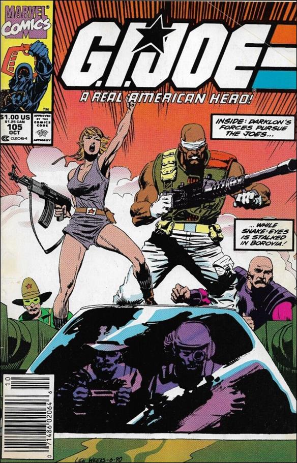 G.I. Joe: A Real American Hero issue 105-B Newsstand Cover