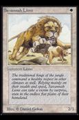 Magic the Gathering: Limited Edition Alpha (Base Set) card 38 Savannah Lions