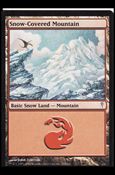 Magic the Gathering: Coldsnap (Base Set) card 154 Snow-Covered Mountain