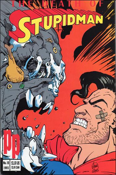 Death of Stupidman issue 1-B Gloomsday and Stupidman Cover