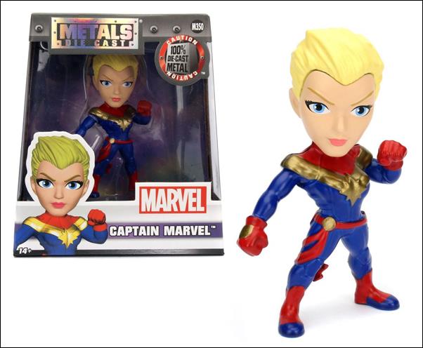 Metals Die Cast (Marvel)  4 inch item 350 Captain Marvel