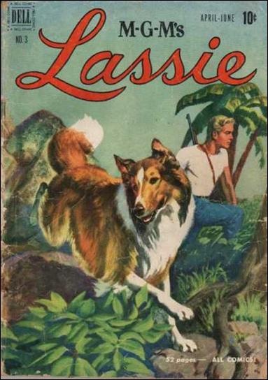 Lassie (1950) 3-A by Dell