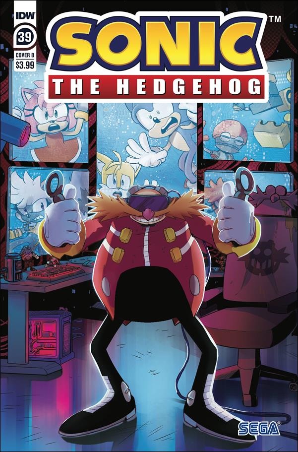 Sonic the Hedgehog (2018) issue 39-B Gigi Dutriex Cover