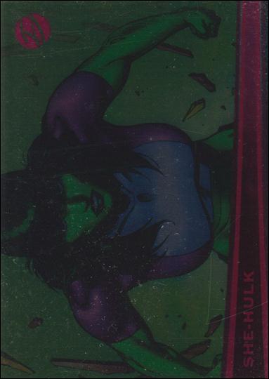 Marvel Dangerous Divas (Parallel Foil Base Set) card 16 She-Hulk