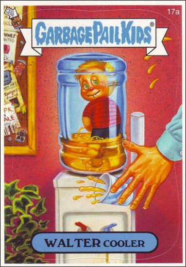 Garbage Pail Kids All-New Series 4 (Base Set) card 17a Walter Cooler