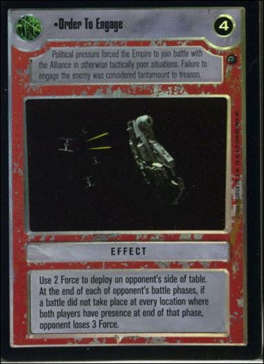 Star Wars: Reflections II: Expanding the Galaxy (Base Set) card 114 Order To Engage