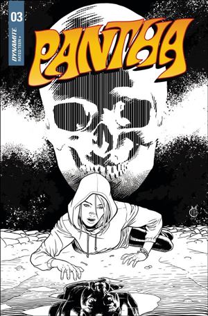Pantha (2022) issue 3-K Giuseppe Matteoni 1:11 Black & White Cover