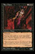 Magic the Gathering: Visions (Base Set) card 51 Aku Djinn