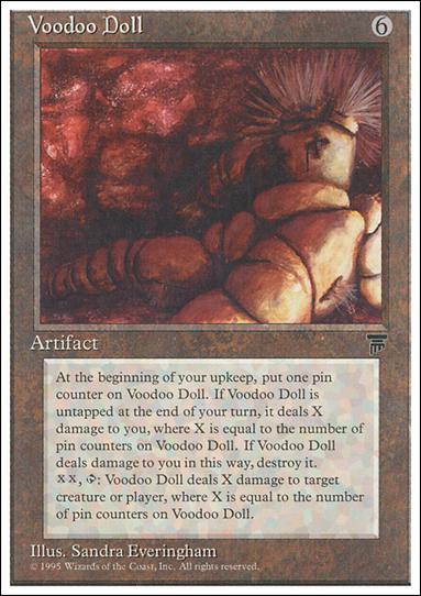 Magic the Gathering: Chronicles (Base Set) card 111 Voodoo Doll