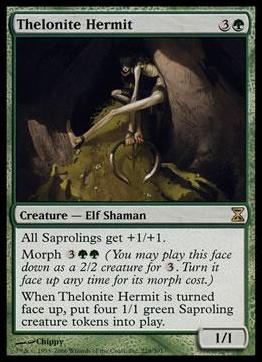Magic the Gathering: Time Spiral (Base Set) card 228 Thelonite Hermit