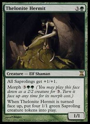 Magic the Gathering: Time Spiral (Base Set) card 228 Thelonite Hermit