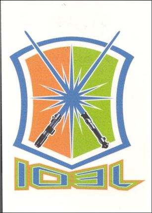 Star Wars: The Clone Wars Trading Card Stickers (Temporary Tattoos Subet) card 9 Jedi
