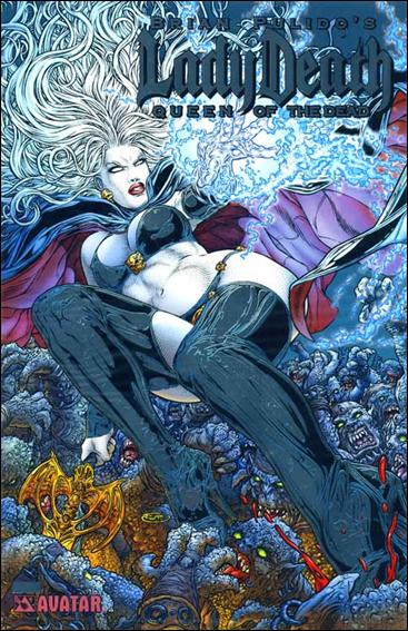 Brian Pulido's Lady Death: Queen of the Dead issue 1-H Platinum Foil Cover