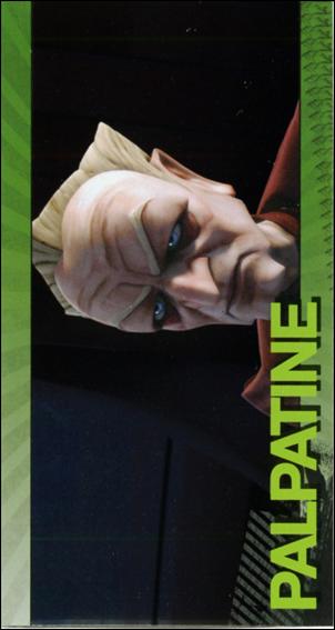 Star Wars: The Clone Wars Widevision (Character Foil Subset) card 20 Palpatine