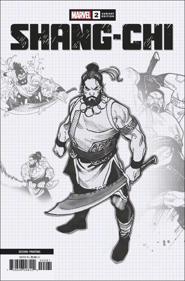 Shang-Chi (2020) issue 2-F Philip Tan 1:25 Design Cover (2nd Printing)