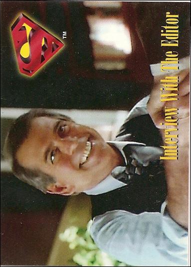 Lois and Clark: The New Adventures of Superman (Base Set) card 17 Interview With The Editor