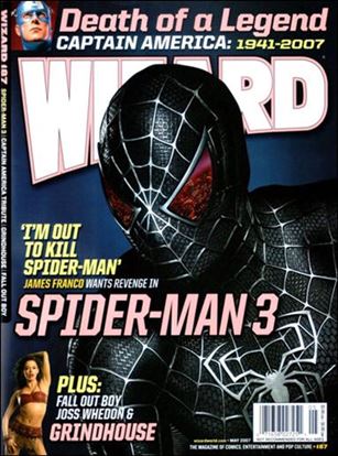 Wizard: The Magazine of Comics, Entertainment and Pop Culture issue 187-B Spider-Man 3 Photo Cover