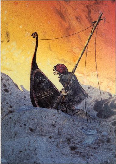 Art Suydam (Base Set) card 9 The Old Man and the Sea