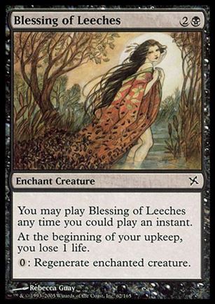 Magic the Gathering: Betrayers of Kamigawa (Base Set) card 62 Blessing of Leeches