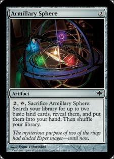 Magic the Gathering: Conflux (Base Set) card 134 Armillary Sphere