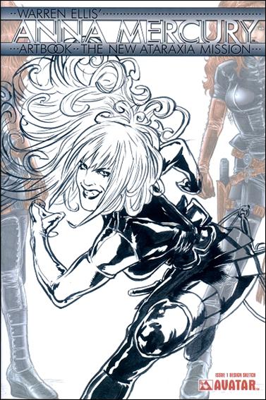 Warren Ellis' Anna Mercury Artbook: The New Ataraxia Mission issue 1-D Design Sketch Cover