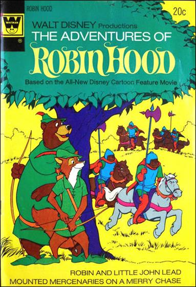 Walt Disney Productions the Adventures of Robin Hood issue 1-B Whitman Cover