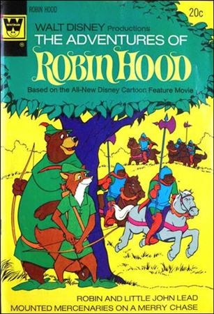 Walt Disney Productions the Adventures of Robin Hood issue 1-B Whitman Cover