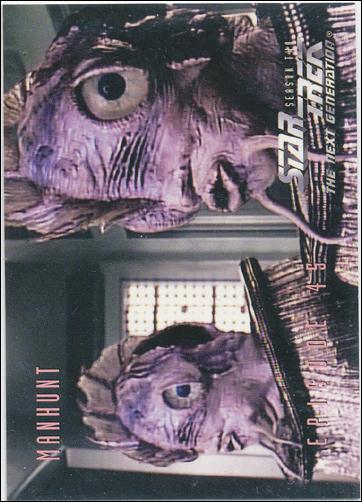 Star Trek: The Next Generation - The Episode Collection Season Two (Base Set) card 190 Manhunt, Episode 45A