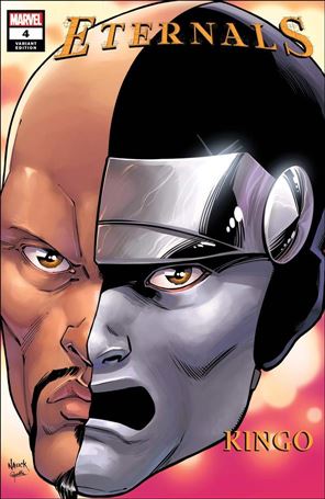 Eternals (2021) issue 4-B Todd Nauck Marvel Headshot Cover