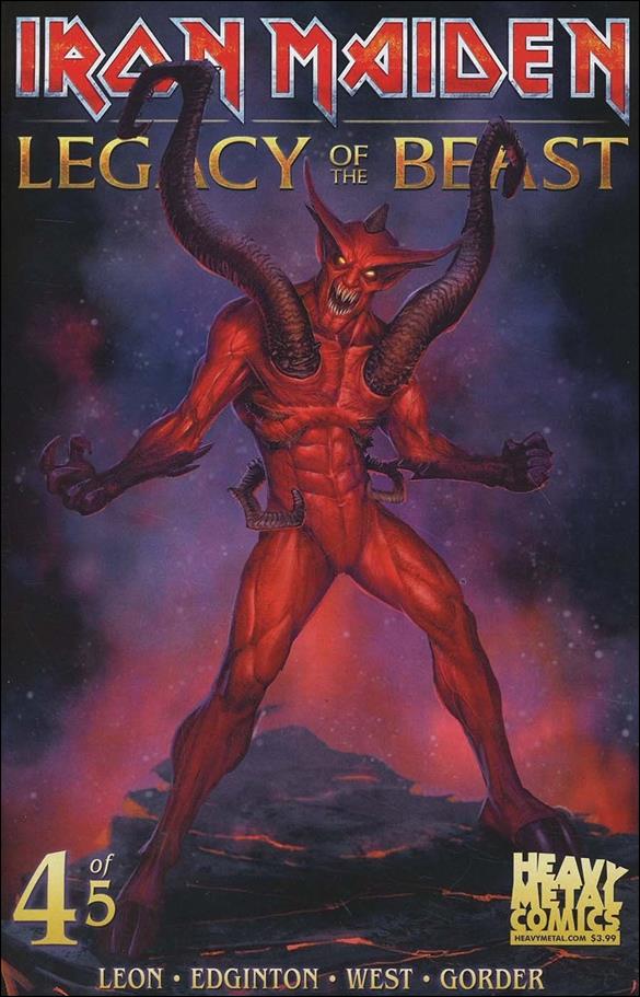 Iron Maiden Legacy of the Beast issue 4-B Navigator Games "Monster" Cover