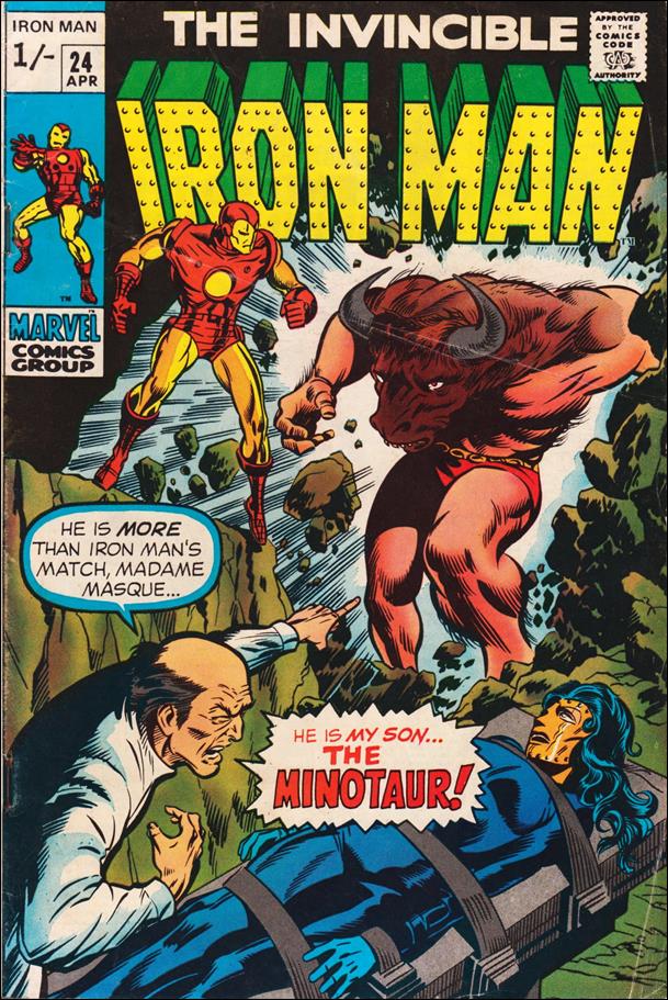 Iron Man (1968) issue 24-B UK Price Cover
