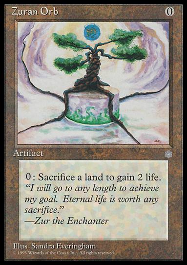 Magic the Gathering: Ice Age (Base Set) card 350 Zuran Orb