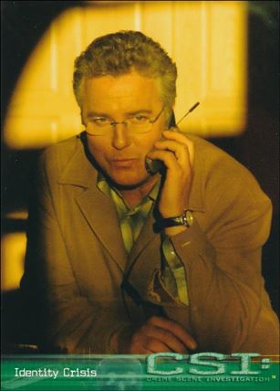 CSI: Crime Scene Investigation - Series One (Base Set) card 36 Identity Crisis
