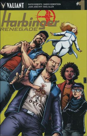 Harbinger: Renegade issue 1-M Darick Robertson Gold Logo Cover