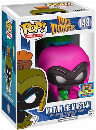 POP! Animation figure 143-B Marvin The Martian (Pink) SDCC 2017 1/2500