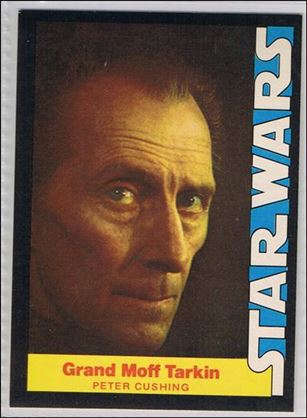 Star Wars Wonderbread Set (Promo) card Six Grand Moff Tarkin - Peter Cushing