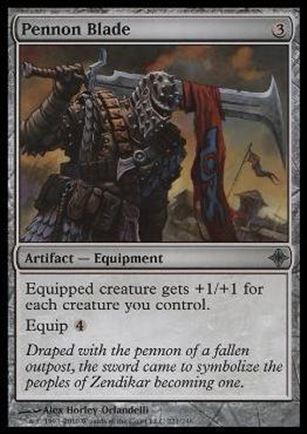 Magic the Gathering: Rise of the Eldrazi (Base Set) card 221 Pennon Blade