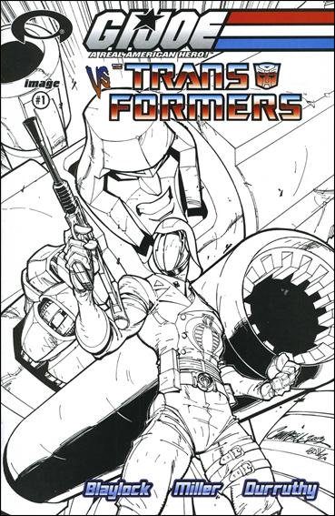 G.I. Joe vs the Transformers (2003) issue 1-E J. Scott Campbell Sketch Cover